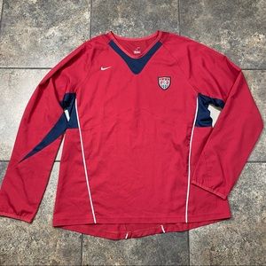 Boy’s Nike USA Soccer Jersey Pullover Size Large 12-14
